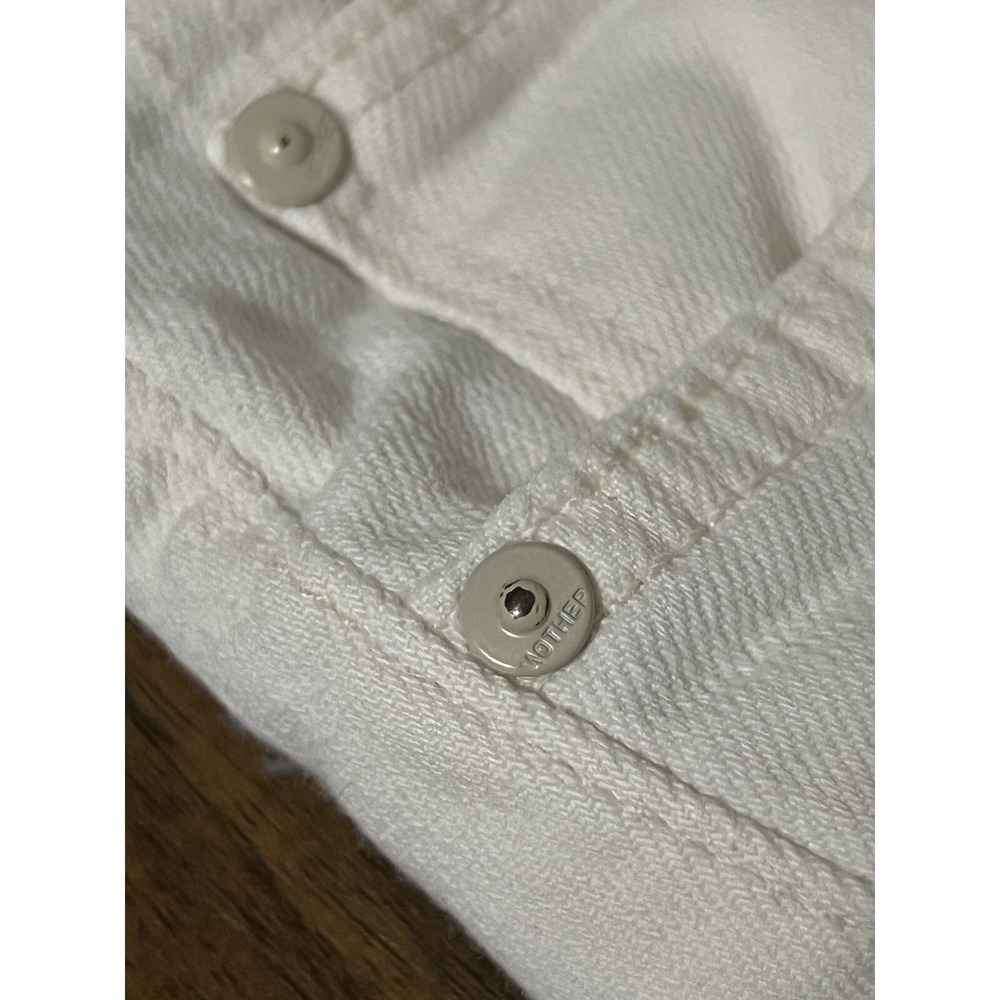 MOTHER White Ankle Crop Jeans - Picture 7 of 16